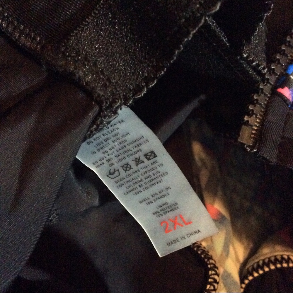 NWOT 2-Piece Zippered Tankini and Skirt, 2XL - Picture 10 of 10